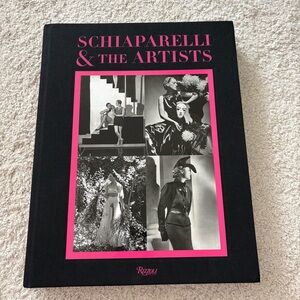 Rizzoli Schiaparelli & The Artists Coffee Table Book - Black and Pink